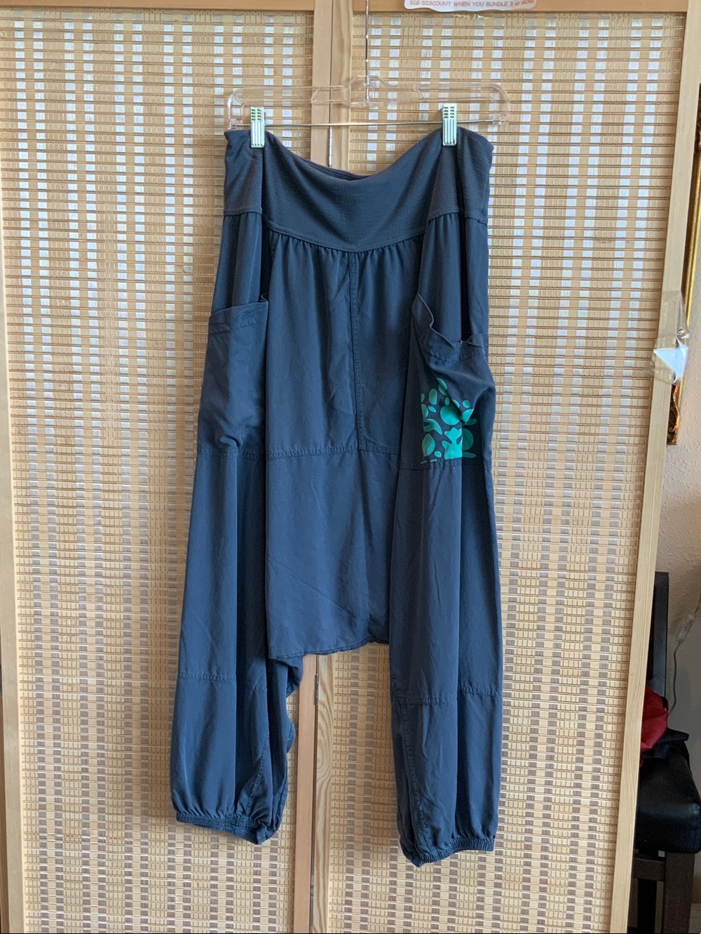 FP Movement by Free People Harem pant with Teal logo L